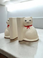 Serre livre chats en céramique