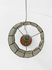 Lampe abat jour en nacre art déco