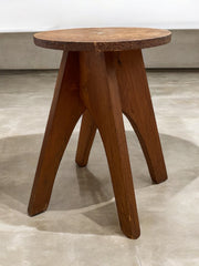 Tabouret années 50 pieds obliques