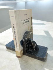 Serre-livres en marbre art déco