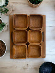 Plateau apéro en teck