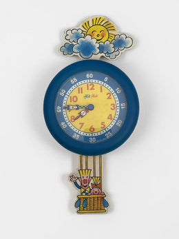 Horloge Flik Flak 90’ à balancier