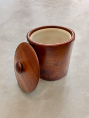 Seau à glaçons en teck