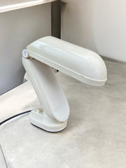 Lampe Z blanche dans le style de Fase, Omni Bambina, vintage pop, années 80