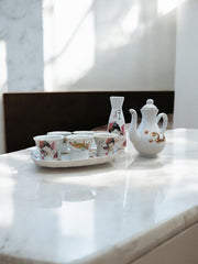 Service à saké hommes et femmes nues