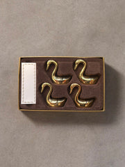 Porte-noms cygnes laiton