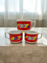 Trois tasses Tognana Vintage