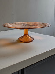 Plat à gâteaux art déco