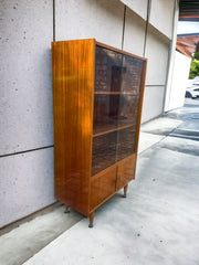 Bibliothèque vintage bois clair