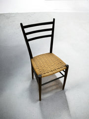 Chaise italienne Spinetto par Chiavari années 60