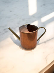 Arrosoir ancien en cuivre et en laiton