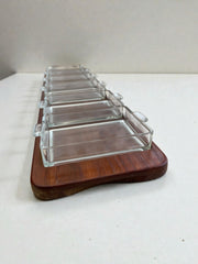 Grand plateau apéro en teck