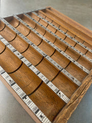 Ancien range monnaie en bois