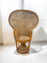 Fauteuil Emmanuelle en rotin