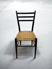 Chaise italienne Spinetto par Chiavari années 60