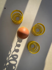 Coquetiers ressort jaune 80s