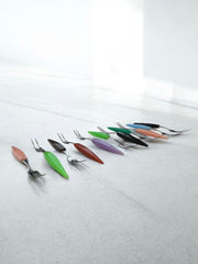 Fourchettes apéritives colorées