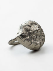 6 ronds de serviette metal thème de la mer
