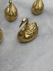 Six portes nom cygne en laiton