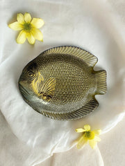 Grand plat poisson doré