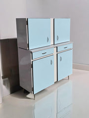 Meuble cuisine Formica bleu ciel