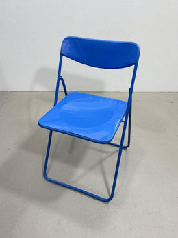 Chaise pliante bleue Niels Gammelgaard