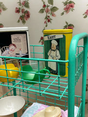 Petite desserte en métal