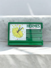 Horloge publicitaire vintage Hermes Vitamines (Omnivit)