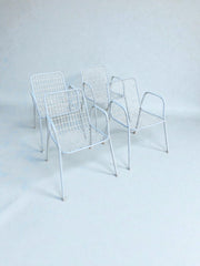4 chaises EMU vintage modèle Rio