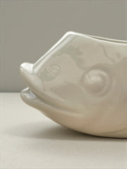 Porte éponge, savon, porte plante, vide poche poisson céramique