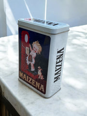 Boîte Maïzena vintage en métal