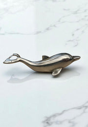 Ancien décapsuleur dauphin en métal