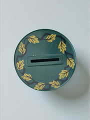 Tirelire vintage hibou en metal