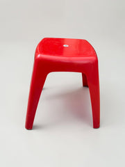Tabouret Flair rouge 1970