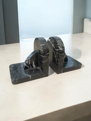 Serre-livres en marbre art déco