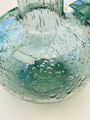 Carafe et verres verreries Biot en verre soufflé années 60-70