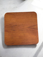 Table basse en teck goût Bauhaus