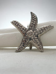 6 ronds de serviette metal thème de la mer