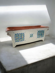 Jardinière en terre cuite émaillée