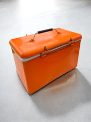 Glacière vintage orange