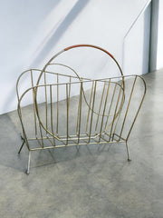 Porte revues vintage laiton