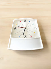 Horloge atomique vintage en plexi
