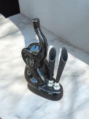 Porte bics éléphant en céramique