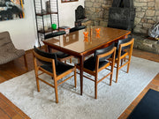 Table et 6 chaises vintage