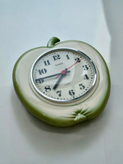Horloge pomme années 70 céramique