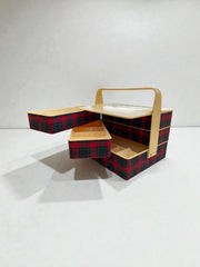 Grande travailleuse boite à couture vintage années 60/70 plastique