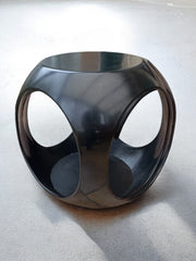 Table /tabouret noir Space age