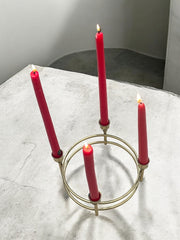 Bougeoir laiton cercle