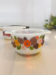 2 Bols fleurs