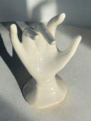 Main en céramique, porte bijoux ou décorative